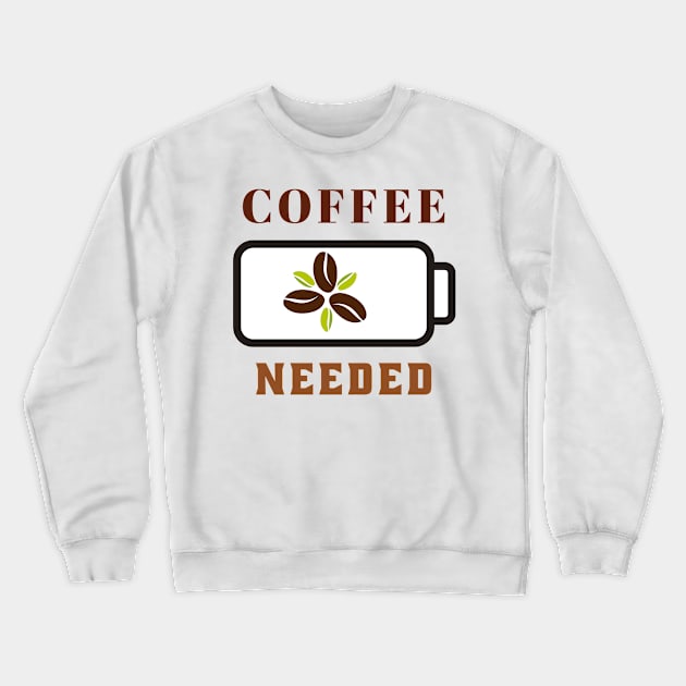 coffee, coffee lover, coffee bean, caffeine, coffee grinder, coffee gift, coffee gift idea, coffee maker Crewneck Sweatshirt by Shadowbyte91